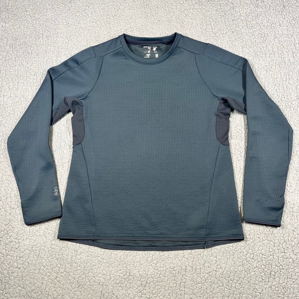 Mountain Hardwear Type 2 Fun Pullover Womens M Long Sleeve Grey Gorpcore